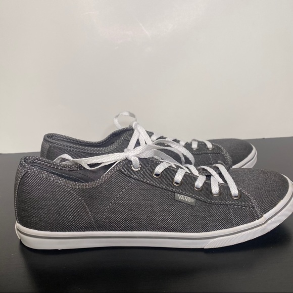 grey vans low top